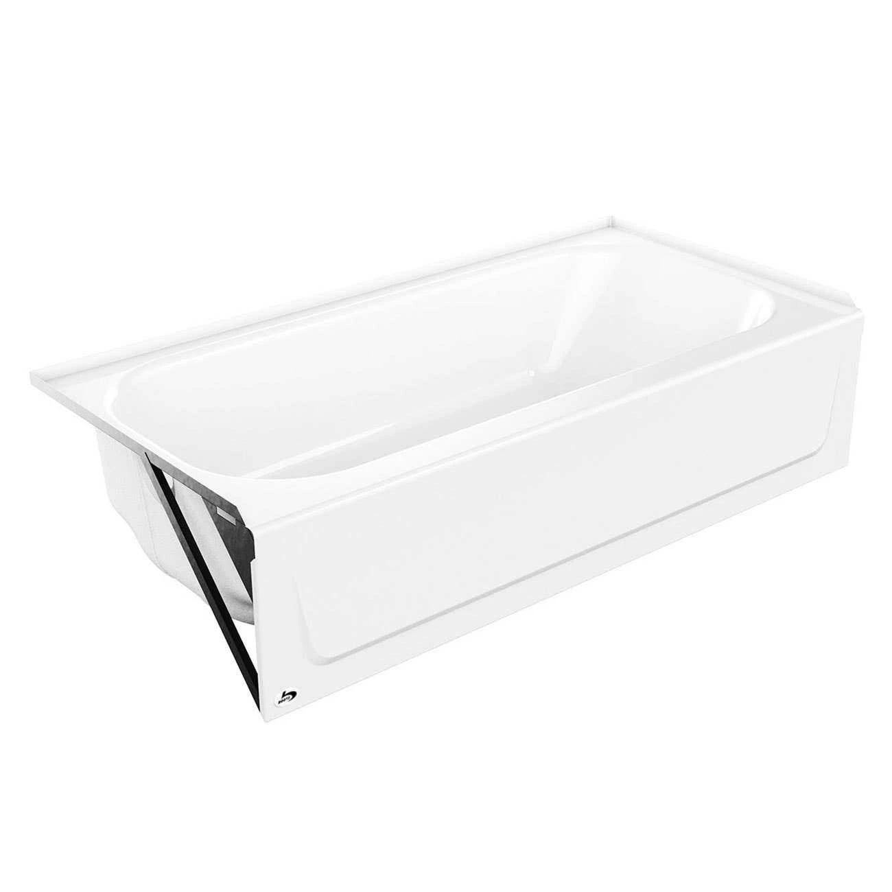 Kona BootzCast 60 X 30 Porcelain Enamel Alcove Bathtub 4 Kona BootzCast 60 X 30 Porcelain Enamel Alcove Bathtub - Image 2