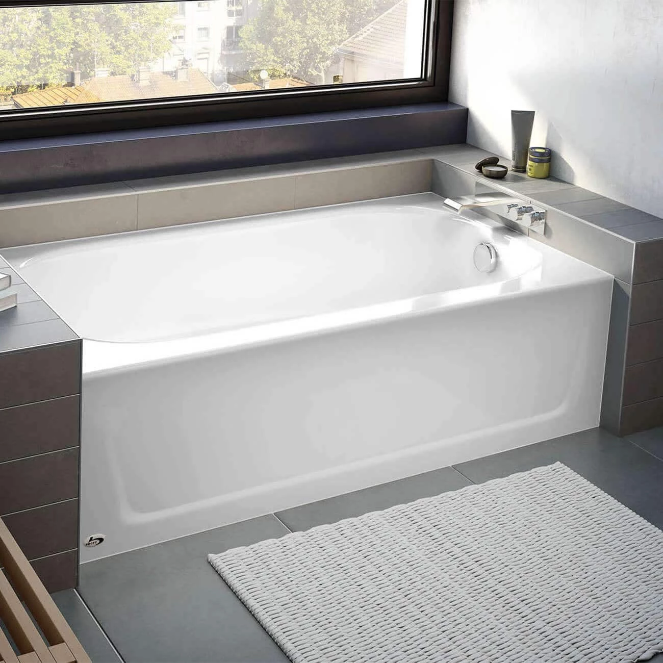 Kona BootzCast 60 X 30 Porcelain Enamel Alcove Bathtub 3 Kona BootzCast 60 X 30 Porcelain Enamel Alcove Bathtub