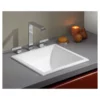 Square Drop-In Or Undermount Basin Sink - White -VINTAGE TUB Store 1179W16