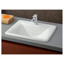Bali Drop-In Basin Sink - White