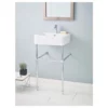 Nuovella Console Lavatory Sink -VINTAGE TUB Store 1230 19 WH 1 575 S