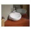 Corner Overcounter Or Wall Mount Bath Sink With Single Hole Drilling - White 2 Corner Overcounter Or Wall Mount Bath Sink With Single Hole Drilling - White -VINTAGE TUB Store 1349W12 SH