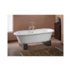 Regal Wooden Base Clawfoot Tub - Rim Faucet Drillings -VINTAGE TUB Store 2128 ww 7 s