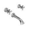 Sutton Wall Mount Tub Faucet - Cross Handle 2 Sutton Wall Mount Tub Faucet - Cross Handle -VINTAGE TUB Store 3 2445 S