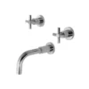 East Linear Wall Mount Tub Faucet - Cross Handle -VINTAGE TUB Store 3 995 S