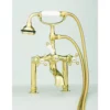 Extra Tall Deck Mount Tub Faucet With Hand Shower - 6 Inch Centers -VINTAGE TUB Store 5112 PB S