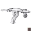 Wall Mount Bathtub Filler With Lever Handles - Adjustable Centers -VINTAGE TUB Store 5138 AB LEV