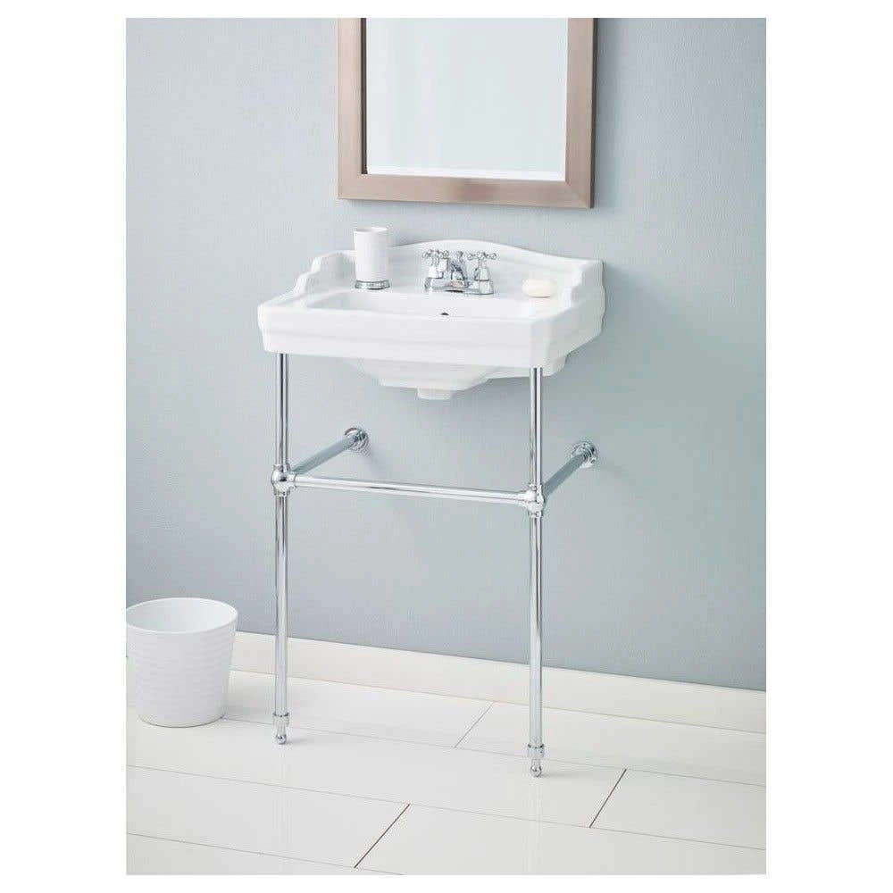 Essex Console Lavatory Sink - 4 Inch Faucet Drillings 4 Essex Console Lavatory Sink - 4 Inch Faucet Drillings - Image 2
