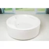 Allegra Acrylic 75 Inch Freestanding Round Bathtub - White 2 Allegra Acrylic 75 Inch Freestanding Round Bathtub - White -VINTAGE TUB Store ALLEGRA FS