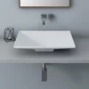 Allegri Vessel Bathroom Sink - White 2 Allegri Vessel Bathroom Sink - White -VINTAGE TUB Store B8811