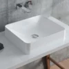 Martini Vessel Bathroom Sink - White -VINTAGE TUB Store B9511