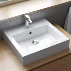 Vivaldi Plus Vessel Bathroom Sink - White