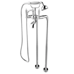 A&E BATH & SHOWER Marseille Classical Freestanding Tub Faucet With Handshower - Polished Chrome