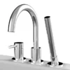A&E BATH & SHOWER Oxford Deck Mount Tub Faucet With Handshower - Polished Chrome -VINTAGE TUB Store DMTF 01 R CR