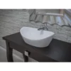 Luna Aquatex Oval Vessel Lavatory Sink 1 Luna Aquatex Oval Vessel Lavatory Sink -VINTAGE TUB Store LUNA M WHT LAV