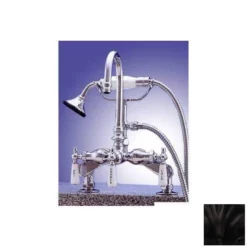 Deck Mounted Gooseneck Spout Clawfoot Tub Faucet