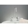 *Limited Quantity Available* Deck Mount Clawfoot Tub Faucet -VINTAGE TUB Store P0712C S