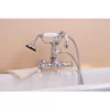 *Limited Quantity Available* Wall Mount Tub Faucet With Handshower - 3-3/8 Inch Centers