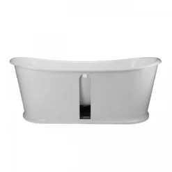 Ashley Cast Iron Double Ended Skirted Tub - No Faucet Drillings -VINTAGE TUB Store RM ASHLEY Back