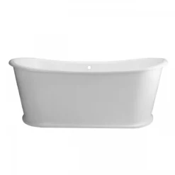 Ashley Cast Iron Double Ended Skirted Tub - No Faucet Drillings -VINTAGE TUB Store RM ASHLEY Front