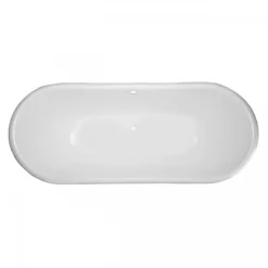 Ashley Cast Iron Double Ended Skirted Tub - No Faucet Drillings -VINTAGE TUB Store RM ASHLEY Top