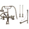 Deck Mount Tub Faucet Set -VINTAGE TUB Store RM463DMCSBN S