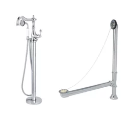 Clawfoot Tub Freestanding Faucet Complete Set