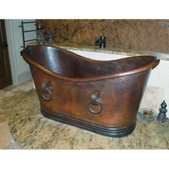 Essex 66 Inch Tub With Rings - Antique