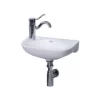Small Wall Mount Sink - Left Side Single Faucet Drilling -VINTAGE TUB Store WH102SP30 L S