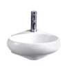 Isabella Oval Wall Mount Basin - White 2 Isabella Oval Wall Mount Basin - White -VINTAGE TUB Store WHKN1137