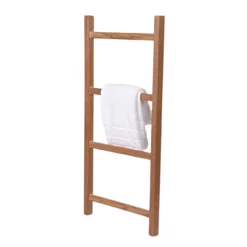 47 Inch Teak Towel Ladder With 4 Bars -VINTAGE TUB Store acc523 01 zqzcr4a48xjphte7