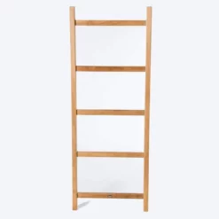 59 Inch Teak Towel Ladder With 5 Bars -VINTAGE TUB Store acc539 03 azjgrallinviugfk