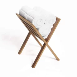 Teak Towel & Magazine Holder -VINTAGE TUB Store acc550 06 suayuvvb73aigi0n