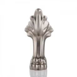 Leo Acrylic Slipper Clawfoot Tub - No Faucet Drillings - Lion Paw Feet -VINTAGE TUB Store acrylic lion foot brushed nickel