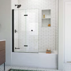 DreamLine Aqua-Q Fold 36 In. W X 58 In. H Frameless Bi-Fold Tub Door -VINTAGE TUB Store aqua q fold tub door rs260 18d 18d 09 czenbuy5jq1zjyx1