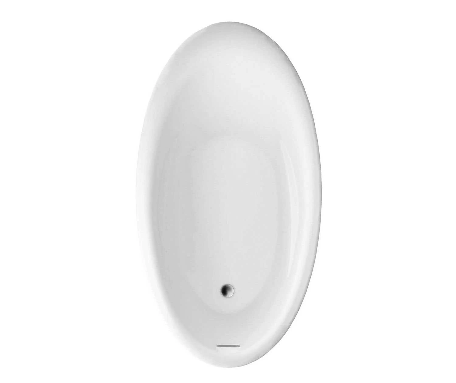 Marla 63 Inch Acrylic Drop-in Universal Drain Bathtub - White 5 Marla 63 Inch Acrylic Drop-in Universal Drain Bathtub - White - Image 3