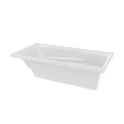 Ascot II 66 Inch Acrylic Drop-in Universal Drain Bathtub - White -VINTAGE TUB Store ascot ii tub shot02 zuhg0f0nfgqujowb
