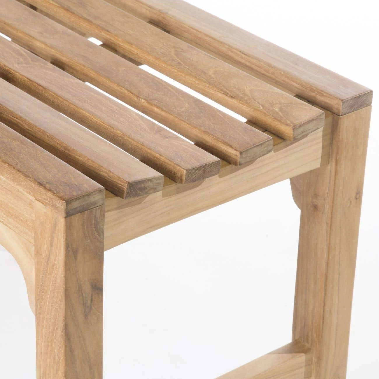 Curved 24 Inch Teak Shower Bench 9 Curved 24 Inch Teak Shower Bench - Image 7