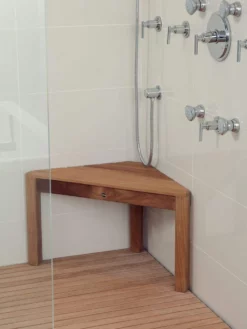 Coach 59 Inch Teak Shower Bench With Shelf -VINTAGE TUB Store ben514 08 msecsv1oefu7v3fs