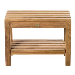 Coach 24 Inch Teak Shower Bench With Shelf -VINTAGE TUB Store ben516 03 fzc0t9epreumdpfv