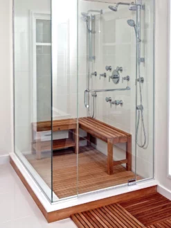 Coach 24 Inch Teak Shower Bench With Shelf -VINTAGE TUB Store ben516 08 xk63yvdia7xw7rfw