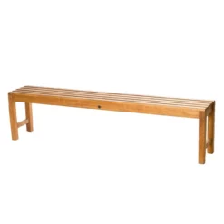 Coach 71 Inch Teak Shower Bench