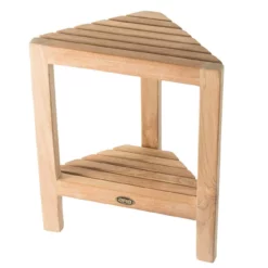 Fiji 15 Inch Teak Corner Footrest With Shelf -VINTAGE TUB Store ben557 05 quzmxsnexolmgbqg