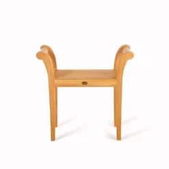 Empire Backless Teak Backless Bench-Stool With Handles -VINTAGE TUB Store ben571 02 sxxmo5e4pecksqtp