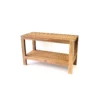 Fiji 30 Inch Teak Shower Bench With Shelf -VINTAGE TUB Store ben604 01 b4pmsdu6stoa5hts