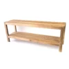 Fiji 47 Inch Teak Shower Bench With Shelf -VINTAGE TUB Store ben607 01 hr7byqt7veroue4u