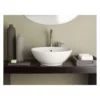 Water Lily Overcounter Bathroom Sink - White -VINTAGE TUB Store c1200w