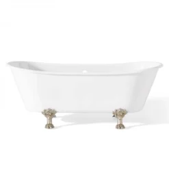 Winchester 68 Inch Cast Iron Double Ended Clawfoot Tub - No Faucet Drillings -VINTAGE TUB Store c2122bn 1