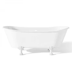 Winchester 68 Inch Cast Iron Double Ended Clawfoot Tub - No Faucet Drillings -VINTAGE TUB Store c2122wh 1