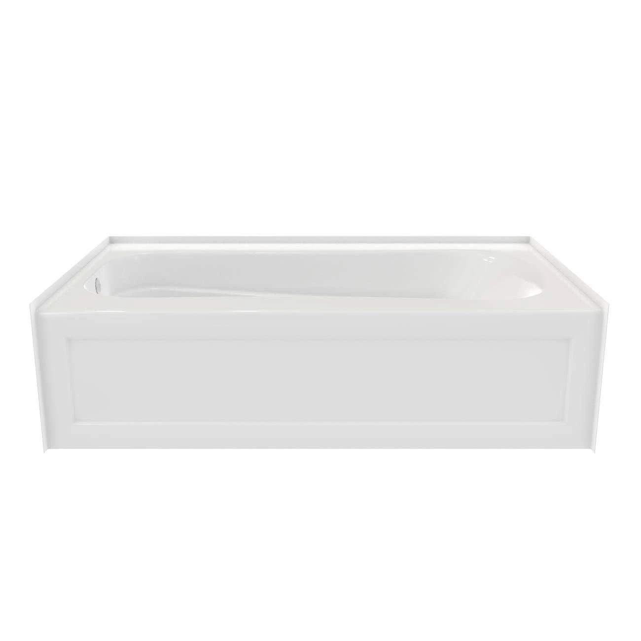 Cariani Acrylic Alcove Bathtub - White 4 Cariani Acrylic Alcove Bathtub - White - Image 2